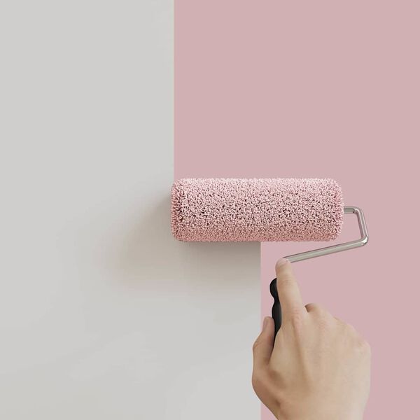 vidaXL Pittura murale Rosa 16,5 x 16,5 x 15,9 cm Stampa da parete