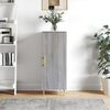 vidaXL Credenza Grigio Sonoma 34,5x34x90 cm in Legno Multistrato
