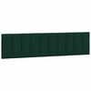 vidaXL Giroletto senza Materasso Hanko Verde Scuro 200x200 cm in Velluto