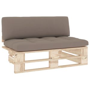 vidaXL Divano Centrale Giardino su Pallet in Legno di Pino Impregnato