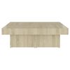 vidaXL Tavolino da Salotto Rovere Sonoma 90x90x28 cm Legno Multistrato
