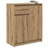 vidaXL Credenza con Cassetto Rovere Artigianale 71x35x84 cm Truciolato