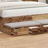 vidaXL Cassetti per letto Legno vecchio 160 x 36,5 x 16,5 cm
