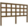 vidaXL Testiera per Letto Ambra 156x4x100 cm in Legno Massello di Pino