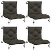 vidaXL Cuscini per pallet da 4 pezzi VIANEN 4 pz 100% Poliestere