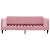vidaXL Divano Letto con Letto Estraibile Rosa 90x200 cm in Velluto