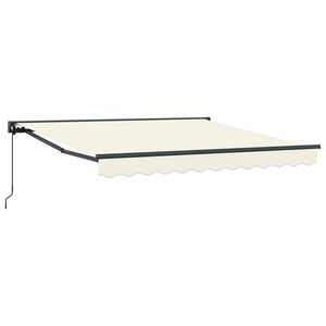 vidaXL Struttura della tenda Crema 300 x 250 cm