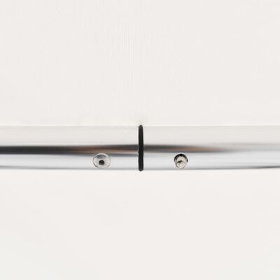 vidaXL Bimini di Prua con Tendalino a 3 Archi Bianco 183x160x137 cm
