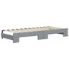 vidaXL Divano Letto con Letto Estraibile Grigio Chiaro 90x200 Tessuto