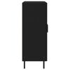 vidaXL Credenza Nera 69,5x34x90 cm in Legno Multistrato