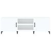vidaXL Mobile Porta TV Bianco 150x30x50 cm in Legno Multistrato