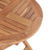 vidaXL Tavolo da Giardino Pieghevole 45 cm in Legno Massello di Teak