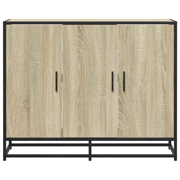 vidaXL Credenza Rovere Sonoma 94x35x76 cm in Legno Multistrato