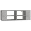 vidaXL Mobile TV Parete Grigio Cemento 102x35x35 cm Legno Multistrato