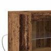 vidaXL Madia LED Marrone 81 x 37 x 66,5 cm Legno multistrato