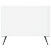 vidaXL Tavolino da Salotto Bianco Lucido 102x50x40cm Legno Multistrato