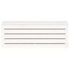vidaXL Contenitore Portaoggetti Bianco 89x36,5x33cm Massello di Pino