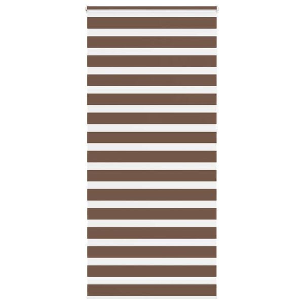 vidaXL Tenda a Rullo Zebra Larghezza Tessuto 95,9 cm Poliestere