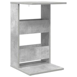 vidaXL Tavolo laterale Grigio cemento 40 x 35 x 60,5 cm