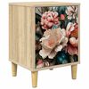vidaXL Armadio da Notte BORNE Rovere Sonoma 36 x 33 x 50 cm