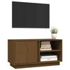 vidaXL Mobile Porta TV ambra 80x35x40,5 cm in Legno Massello di Pino