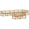 vidaXL Set di divani da esterno 8 pcs Bianco 404 x 166,5 x 73 cm