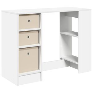vidaXL Scrivania Bianco 100 x 40 x 75 cm Legno ingegnerizzato