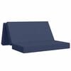 vidaXL Divano Letto Pieghevole 120 x 67 x 45 cm Blu