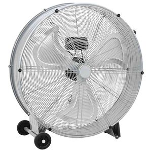 vidaXL Ventilatore a tamburo Argento 79 x 37 x 82 cm Alluminio