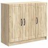 vidaXL Credenza Rovere Sonoma 89 x 34,5 x 77 cm Legno ingegnerizzato