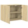 vidaXL Mobile a Parete Rovere Sonoma 80x42,5x64 cm Legno Multistrato