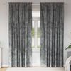vidaXL Tende in Velluto con tende 2 pcs Grigio 245 x 140 cm Velluto