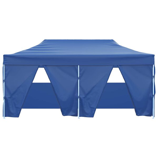 vidaXL Tenda Party Blu 291 x 580 x 315 cm Tessuto Oxford