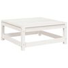 vidaXL Set Divani da Giardino 9 pz Bianco in Legno Massello di Pino