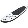 vidaXL Set Tavola da SUP Gonfiabile Nero e Bianco