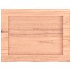 vidaXL Ripiano Muro Marrone 40x30x(2-4) cm Massello Rovere Trattato