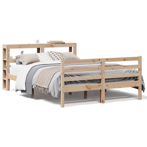 vidaXL Letto senza Materasso 120x200 cm in Legno Massello di Pino