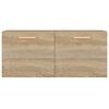 vidaXL Mobile Parete Rovere Sonoma 80x35x36,5cm Legno Multistrato