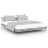 vidaXL Giroletto senza Materasso Grigio Sonoma 160x200 cm Truciolato