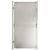 vidaXL Cancello da giardino 100x175 cm in acciaio inox