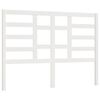 vidaXL Testiera per Letto Bianca 141x4x104cm in Legno Massello di Pino