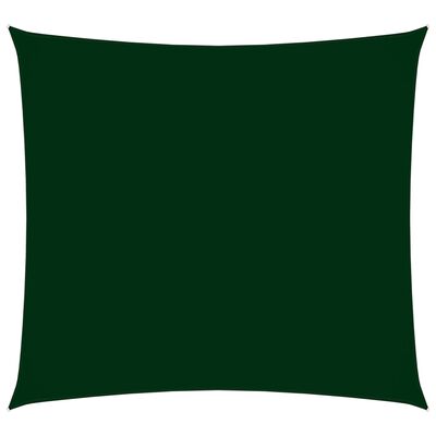 vidaXL Parasole a Vela in Tela Oxford Quadrato 4,5x4,5 m Verde Scuro