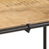 vidaXL Tavolo Consolle 110x42x76 cm in Legno Massello Grezzo di Mango