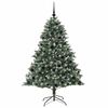 vidaXL Albero di Natale artificiale Verde 126 x 126 x 180 cm
