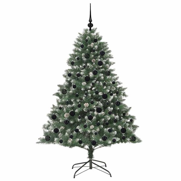 vidaXL Albero di Natale artificiale Verde 126 x 126 x 180 cm