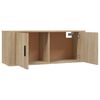 vidaXL Mobili Porta TV a Parete 2 pz Rovere Sonoma 100x34,5x40 cm