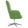 vidaXL Sedia Relax Verde Chiaro in Velluto