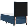 vidaXL Letto a molle con materasso Blu 100 x 200 cm Tessuto