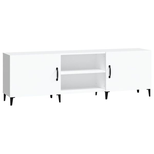 vidaXL Mobile Porta TV Bianco 150x30x50 cm in Legno Multistrato