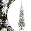 vidaXL Albero di Natale artificiale con 150 LED Bianco 120 cm